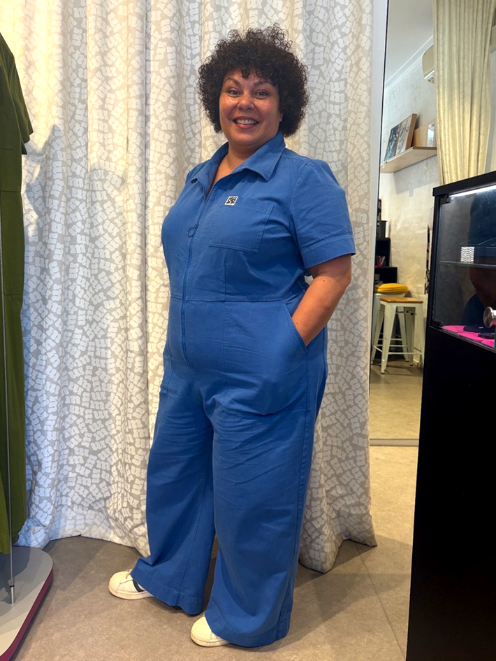 Stella Jumpsuit | Blue Lagoon