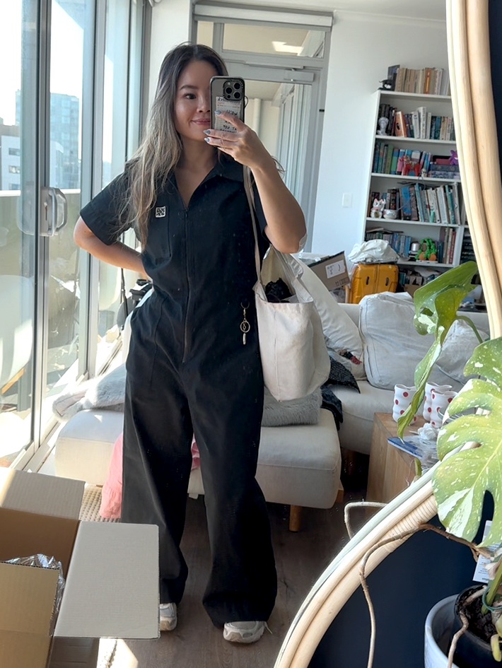 Stella Jumpsuit | Liquorice Black