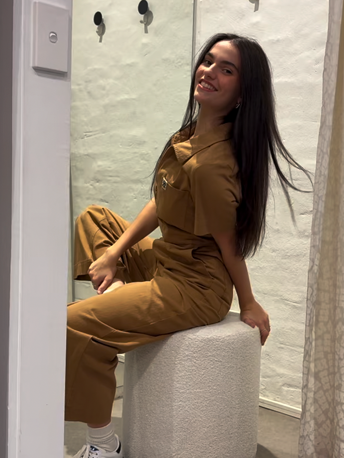 Stella Jumpsuit | Peanut Butter